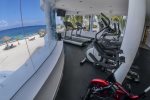 Fitness room with massage rooms